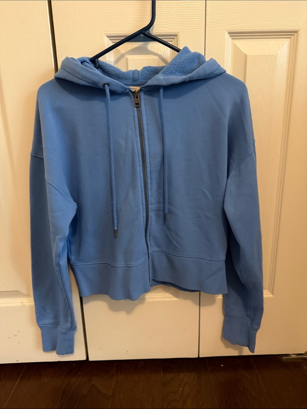 Universal Thread Light Blue Plush-Lined Zip Hoodie